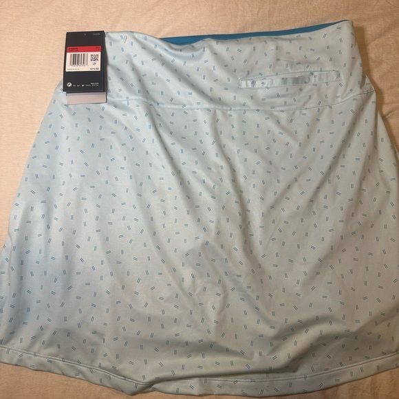 Nike Women's Sky Blue Mini Skirt - Picture 2 of 4